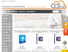 Tablet Screenshot of ccs365-shop.de